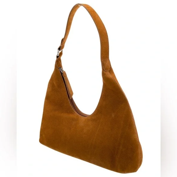 NWT $970 By Far Suede Shoulder Bag - Picture 4 of 17